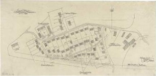 Gsaenger, Gustav; Moosburg - Bonau (Bayern); Krisensiedlung - Bebauung Vorprojekt (Lageplan)