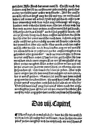 Das viii. Capittel