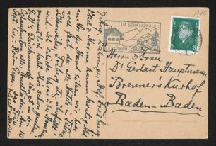 Brief von Hermann Georg Fiedler, Herma Fiedler und Ethel Mary Fiedler an Margarete Hauptmann und Gerhart Hauptmann