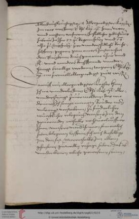 Supplikation Graf Salentin von Isenburg