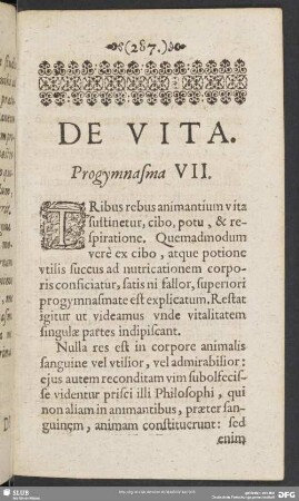 De Vita. Progymnasma VII.