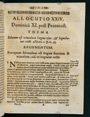161-167, Allocutio XXIV.