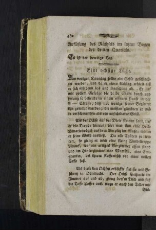 [Erster Bogen. - Dreyzehnter Bogen.]