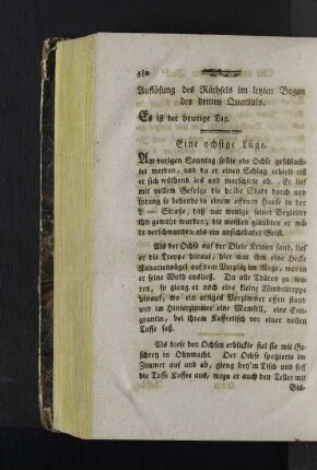 [Erster Bogen. - Dreyzehnter Bogen.]