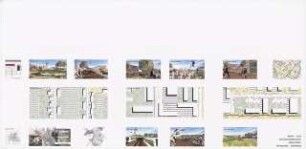 Einen Park des Lebens schaffen - Berlin-Buch Schinkelwettbewerb 2003: Lagepläne 1:500, Situationsfotos, Modellsimulationen