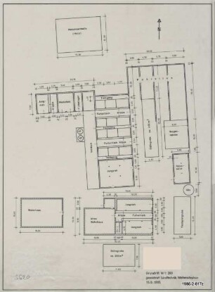 Grundriss und Lageplan
