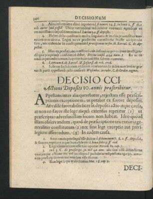 Decisio CCI. - CCX.