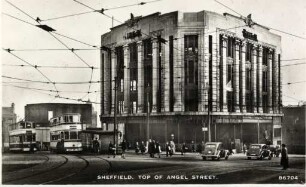 Sheffield. Top of Angel Street.
