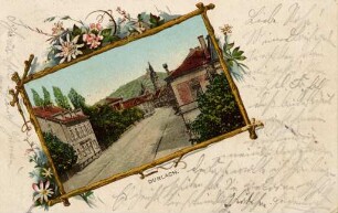 Postkartenalbum mit Motiven von Durlach. "Durlach"