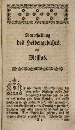 Georg Friedrich Meiers Beurtheilung des Heldengedichts, der Meßias. 2