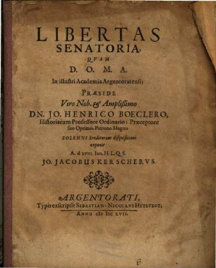 Libertas Senatoria