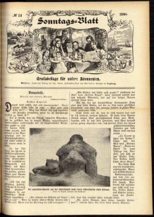 Ausgabe vom Sonntag, den 05. April 1908.