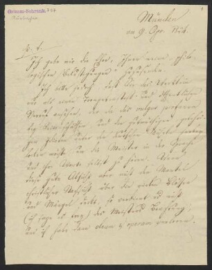 Brief an Wilhelm Grimm : 09.04.1824