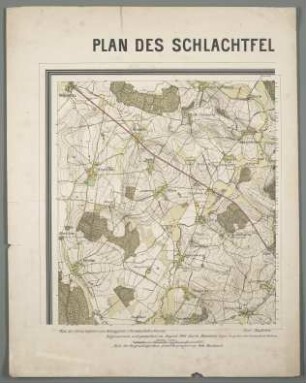 Nordwestliches Viertel [Plan des Schlachtfeldes von Königgrätz]