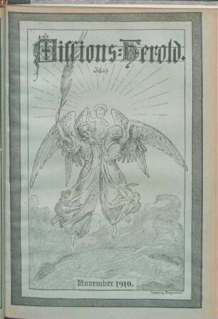 Nr. 11. Zehnter Jahrgang. November 1910.