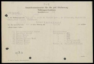 Reichard, Walter