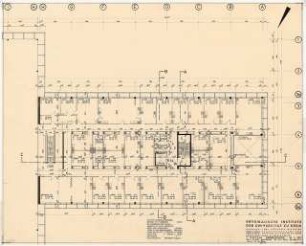 Physikalische Institute der Universität Köln: 1. Physik Grundriss EG, 1:100