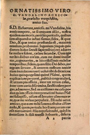 Explicatio Psalmi quinquagesimi quinti Exaudi Deus orationem meam