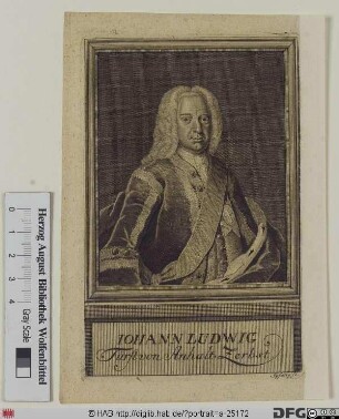 Bildnis Johann Ludwig, Fürst zu Anhalt-Zerbst