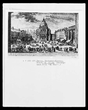 Paris, Ansicht der Église de la Sorbonne