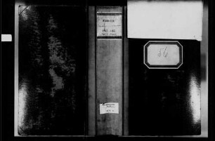 Michelfeld, evangelische und israelitische Gemeinde: Standesbuch 1847-1865