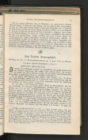 Aus Ütersens Vergangenheit.