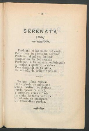Serenata : (Vals). Con repetición