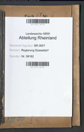 Hausvater-, Oberaufseher- und Werkmeisterstelle in Lüttringhausen Band 1