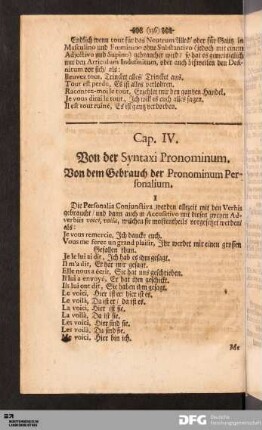 Cap. IV. Von der Syntaxi Pronominum.