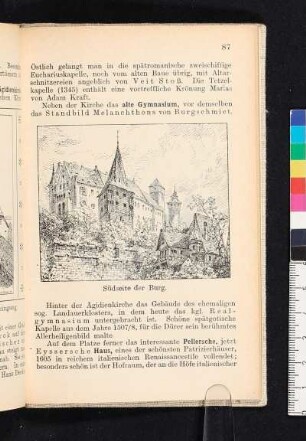 Südseite der Burg.