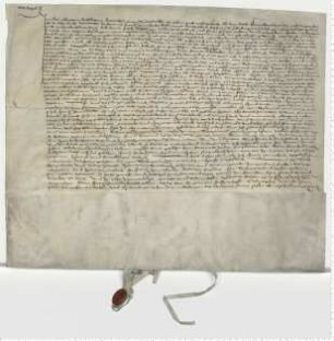 Testament des Ratsmannes Franz Semmelbecker, besiegelt durch die Ratsmannen Lutke Semmelbecker und Claus Stöterogge.