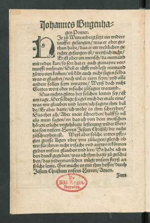 Johannes Bugenhagen Pomer.