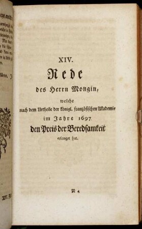 Daß man, bloß in Absicht auf Gott, den Menschen gutes thun müsse.