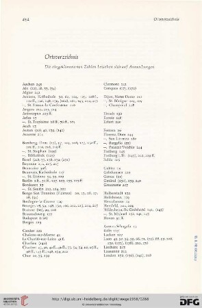 Ortsverzeichnis