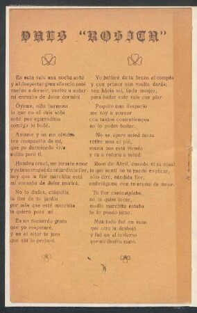 Vals "Rosita"
