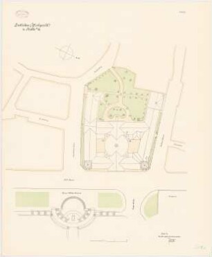 Zivilgericht, Halle/Saale: Lageplan 1:250