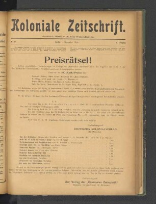 Nr. 24. Berlin, 1. November. 1908. 9. Jahrgang.
