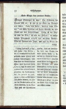 Erste Elegie des zweiten Buchs