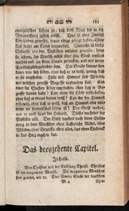 Das dreyzehente Capitel.