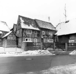 Fachwerkwohnhaus; Nidda, Brückenstraße 35