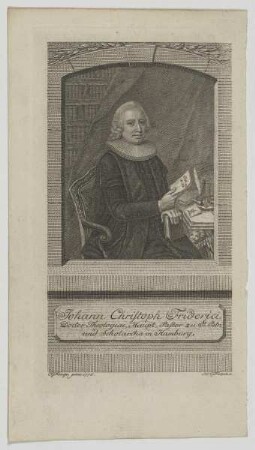 Bildnis des Johann Christoph Friderici