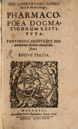 Pharmacopoea dogmaticorum restituta