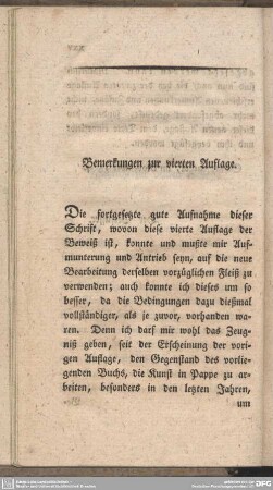 Bemerkungen zur vierten Auflage