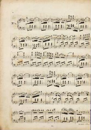 Fleurs de France : collection des meilleures danses françaises ; pour le pianoforte, 7. Pompadour, quadrille