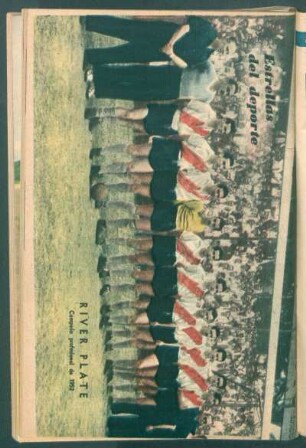 River Plate, campeón profesional de 1952 - [Fotografía] : Estrellas del deporte