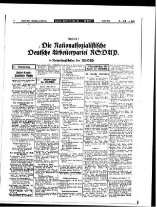 Die Nationalsozialistische Deutsche Arbeiterpartei NSDAP