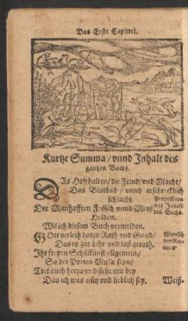 Kurtze Summa/ unnd Inhalt des gantzen Buchs.