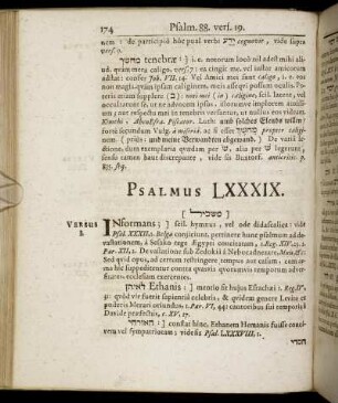 Psalmus LXXXIX.