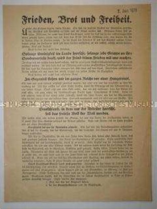 Anonymes Flugblatt zur politischen Lage in Oberschlesien und für den Verbleib im Deutschen Reich