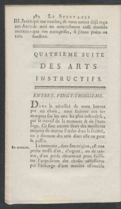 Entret. vingt-troisième.